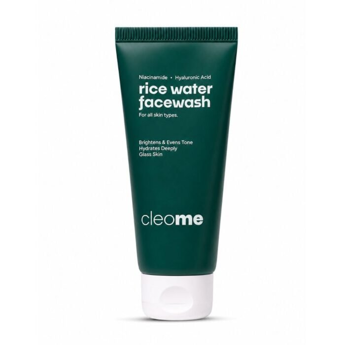 Cleome rice water face wash for bright, glowing skin