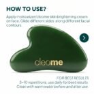 Cleome Skincare Tools-17-5. Jade Gua Sha_How_to_Use