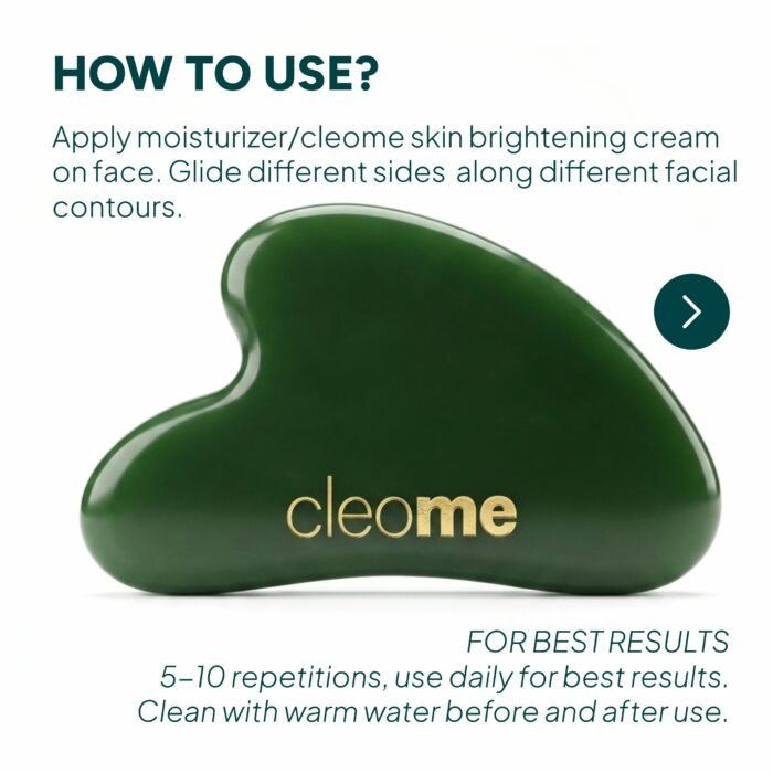 Cleome Skincare Tools-17-5. Jade Gua Sha_How_to_Use Cleome Skincare Tools-17-5. Jade Gua Sha_How_to_Use
