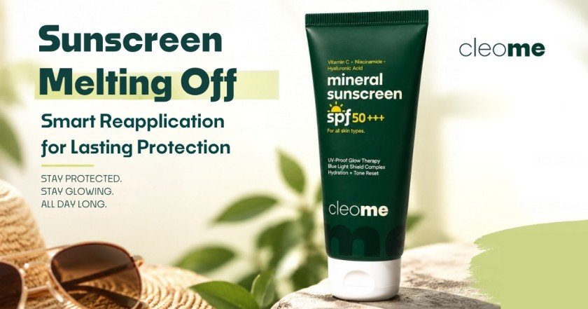 Sunscreen Melting Off: Smart Reapplication for Lasting Protection