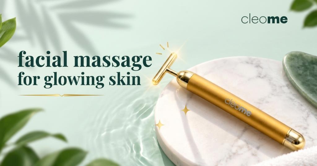 facial massage for glowing skin